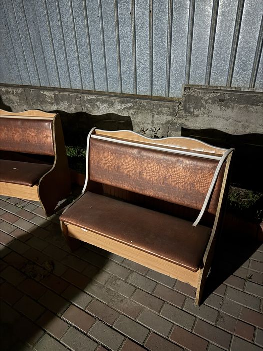 лавка со спинкой