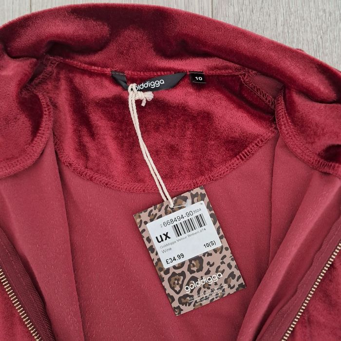 Дамски комплект кадифено горнище и панталон Golddigga Veloul, раз. - S