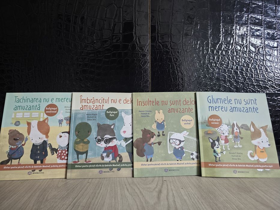Cărți pentru 5-10 ani despre Bullying (verbal, emoțional, fizic și ascuns)