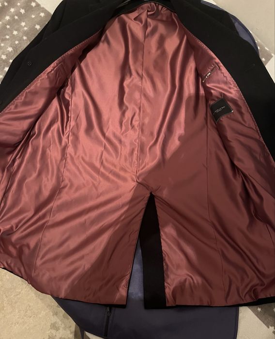 Черное пальто Мужское