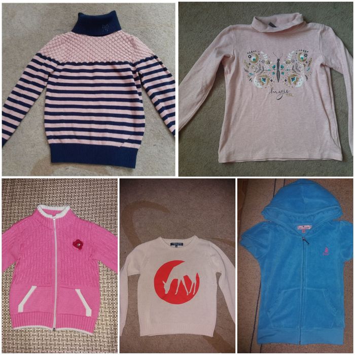 Кофточки , футболки на девочку