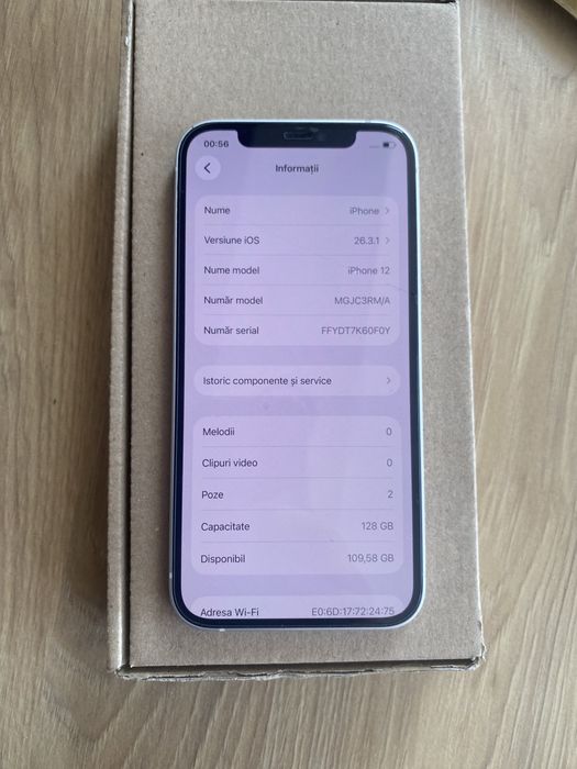Iphone 12 alb 128 gb