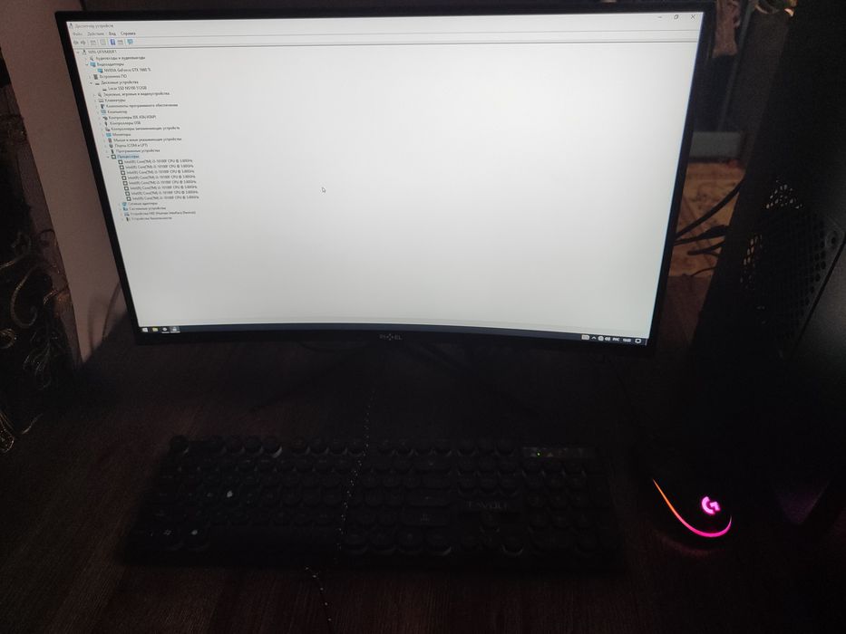 Игровой компьютер , core i3 10100f , gtx 1660ti , monitor 24 180 hz
