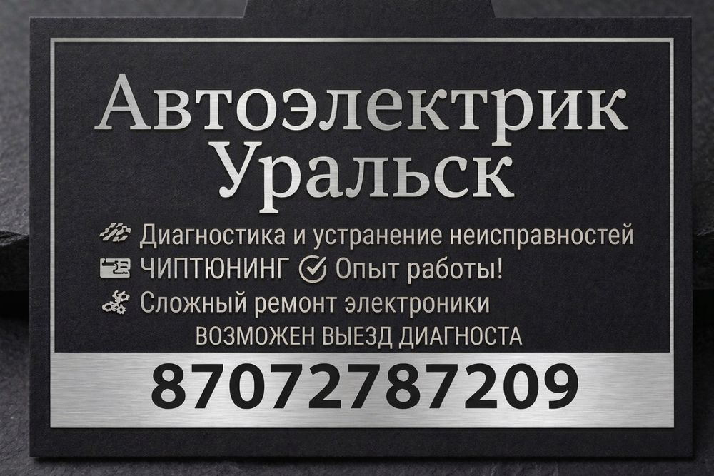 Автоэлектрик выезд Уральск