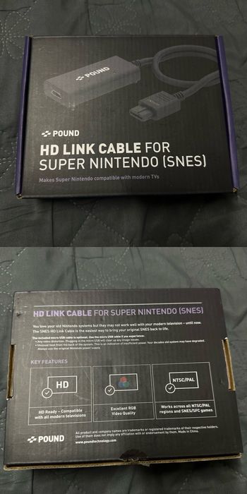 HDTV/HD Cable для PS1, PS2, Wii, Snes
