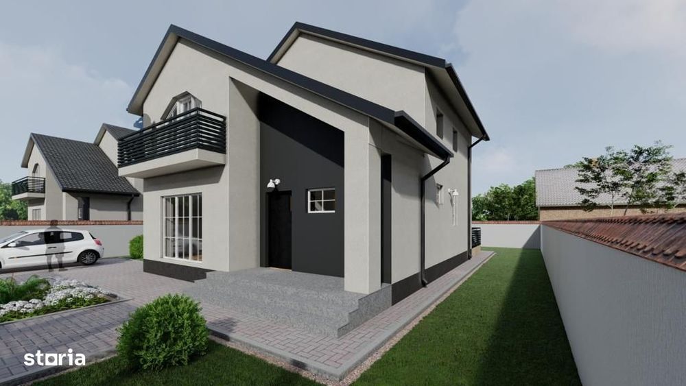 Vila 4 camere Libertatii, dormitor parter semineu terasa COMISION 0