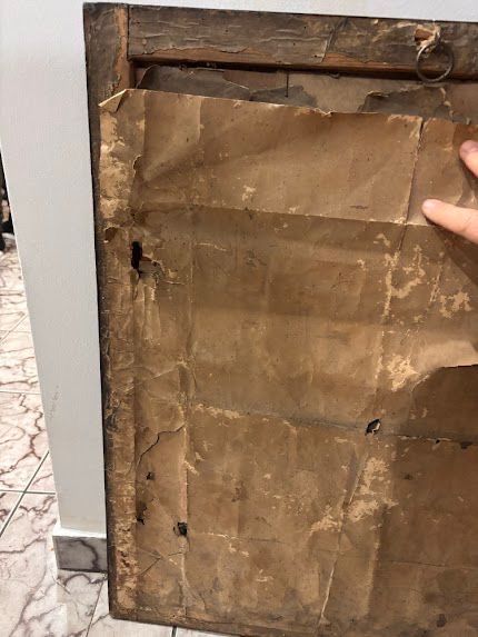 Icoană veche pe sticlă - Transilvania / Școala Nicula - cca. 1900