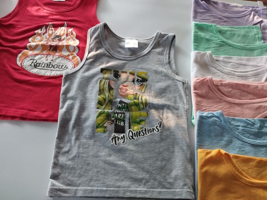 Потник за 122/128 см - 11 бр и 2 пижами