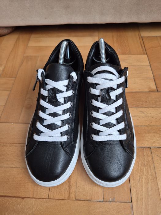 Pantofi sport Rosa Negra Comfort, Piele Naturală, Unisex - 37