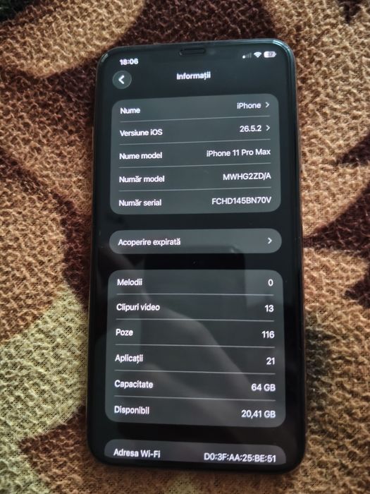 Vând iPhone 11 pro max