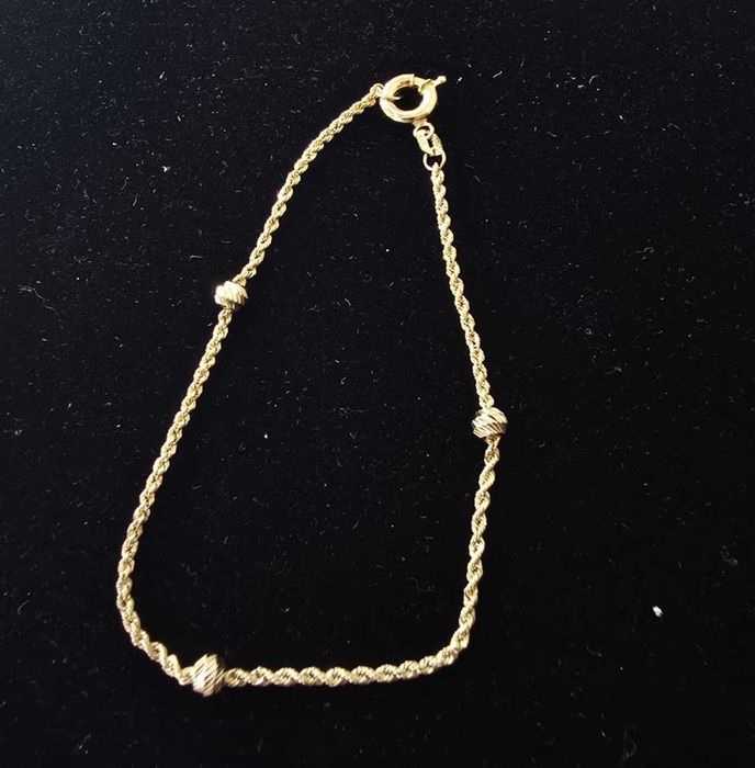 (AG35) Bratara aur  14k 1.20 gr   B36215  - Garantie 2ani !