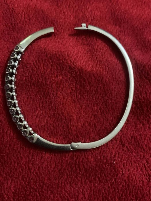 Brățară aur alb 18K cu diamante naturale