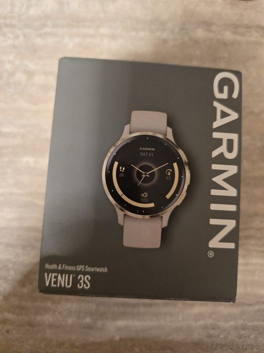 Смарт часовник Garmin - Venu 3S, 41 mm, 1.2'', French Grаy/Silicone