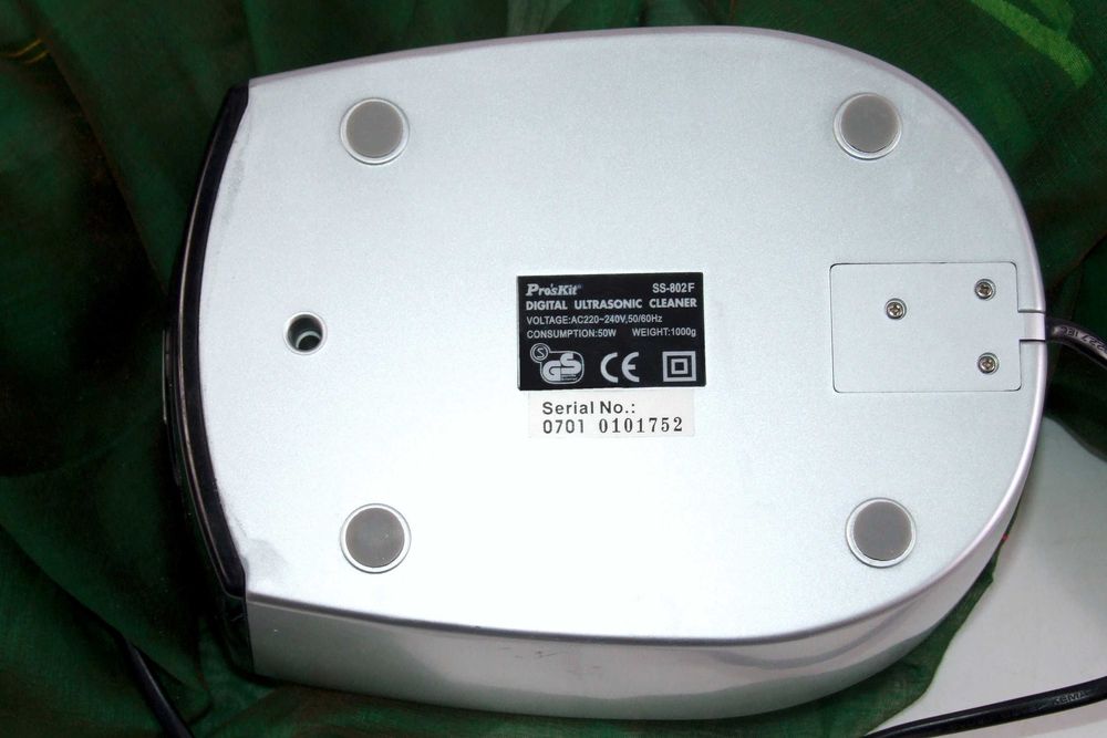 Aparat PRO's Kit: curata cu ultrasunete bijuterii, CDuri, ceasuri, proteze dentare, mecanisme si obiecte mici, NOU