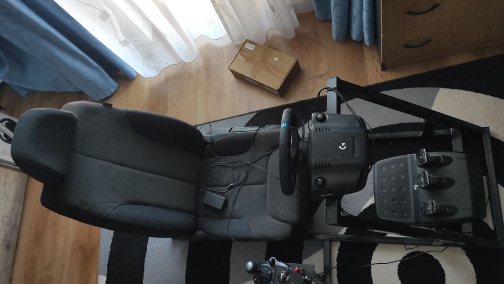 Logitech g923, frână de mână, schimbător