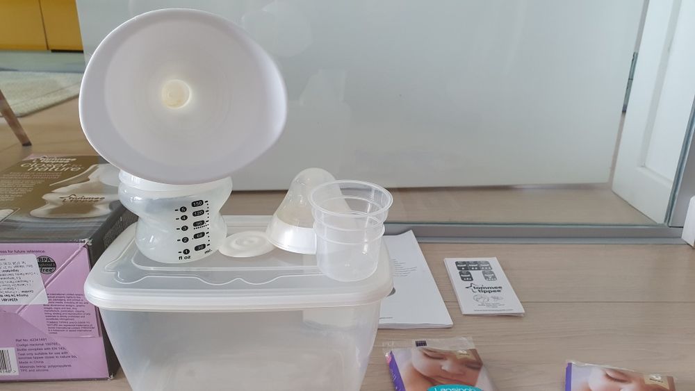 TOMMEE TIPPEE pompa de san manuala pachet full pungi Lapte Curier OLX