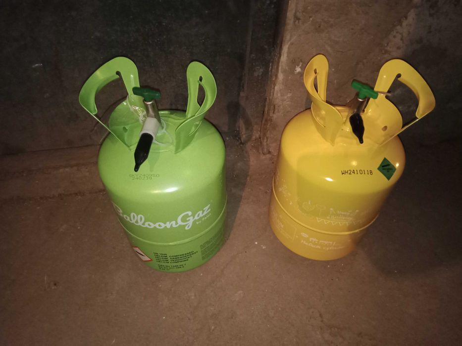 Butelie buteli heliu goale 2 buc