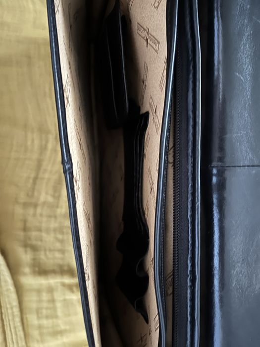 Geanta de lux barbateasca din piele naturala -- Gianni Conti