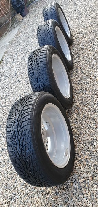 Jante aliaj pe 16...5x112.cu cauciucuri de iarna