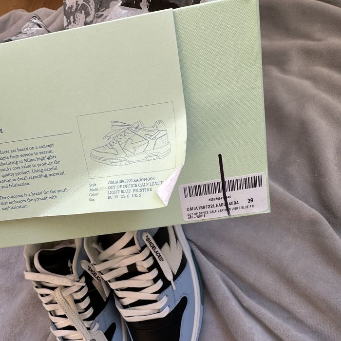 Adidas Off-White Out Of Office Low Baby Blue