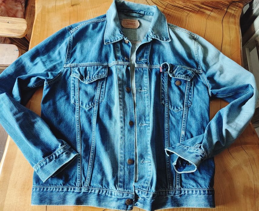 Мъжко оригинално Levi's дънково яке винтидж колекционерско деним  Хл