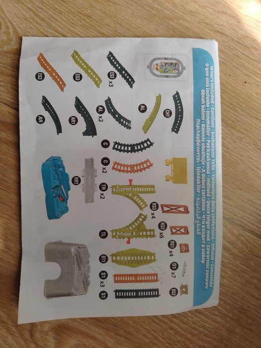 Комплект Thomas & Friends - Кофа с конструктор и релси