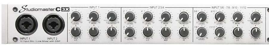 Mixer rack Studiomaster C3X nefolosit (Dynacord, Midas, FBT)