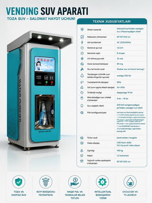 Vending filtr aparat