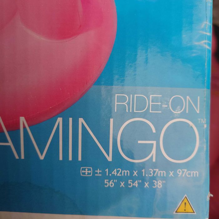 Детски надуваем дюшек фламинго INTEX