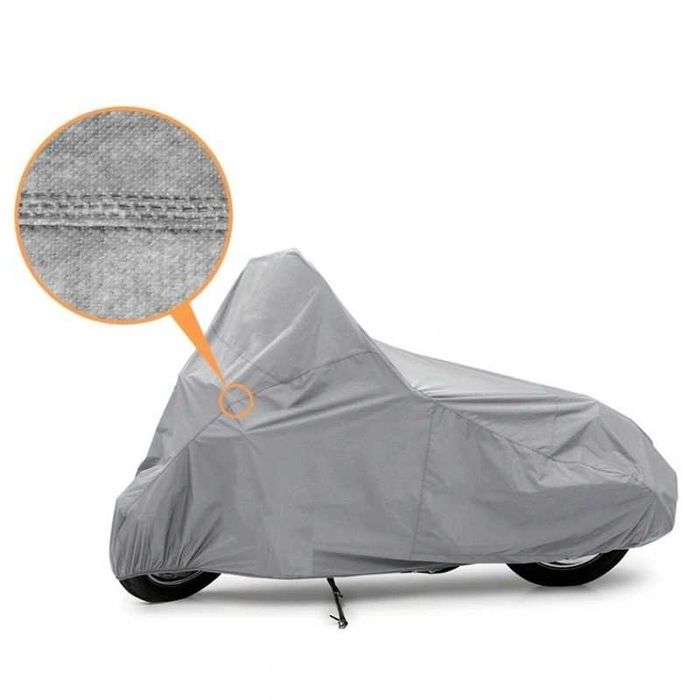 Водоустойчиво Покривало за Мотор / Скутер / Велосипед - XL Сиво