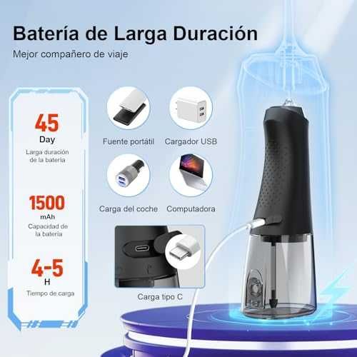 Орален иригатор Lyinda 320 мл USB-C зъбен душ