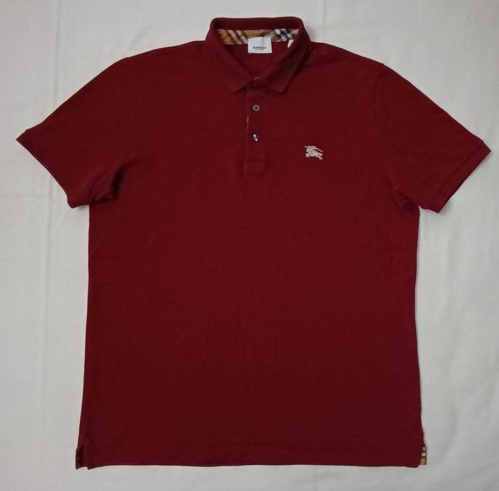 Burberry London England Polo Shirt оригинална тениска XL памучна поло