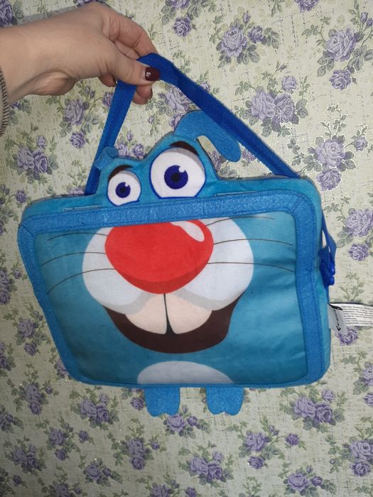 Сумка подушка детская с карманом