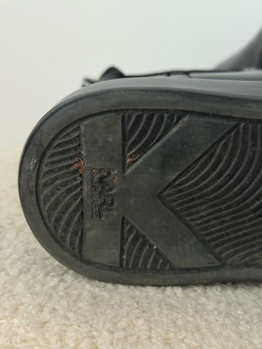 Ghete Damă Karl Lagerfeld marimea 38 piele negre lucioase