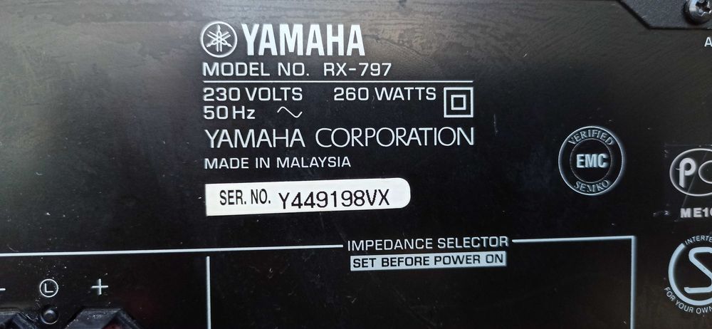 Yamaha RX-797 стерео дистанционно