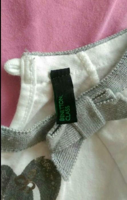 Сет от три блузки Benetton р-р 9-12 мес.