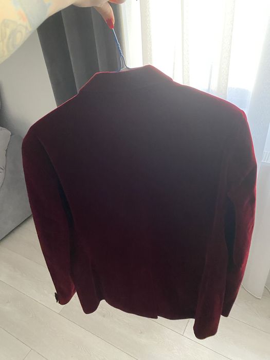 Vand sacou 6AMCeremony+camasa alba cu papion si butoni