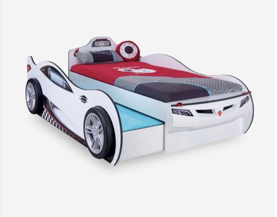 Детско легло-кола Coupe (черно) (90/190см)