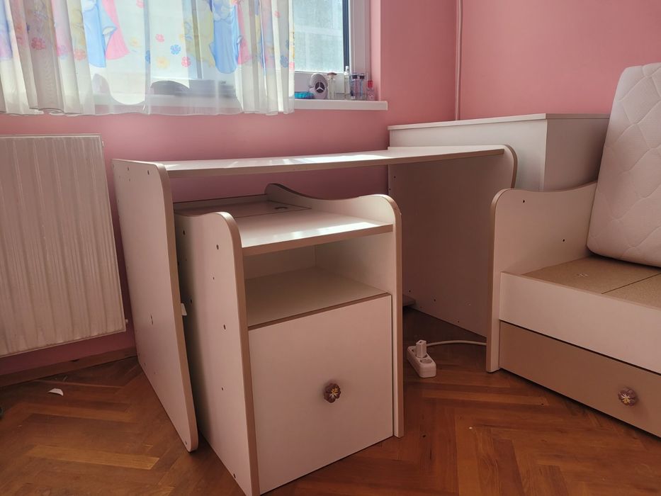 Детско легло 3 в 1 + матрак по поръчка за юношеското легло