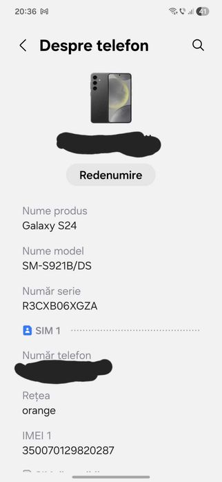 SAMSUNG Galaxy S24 5G, 256GB, 8GB RAM, Dual SIM, Onyx Black