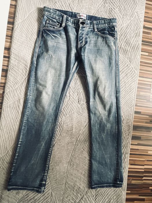 Nirvana Blugi Washed Effect ( nu maison margiela future number nine rick owens semantic design hysteric glamour kmrii dior luster balenciaga arena)