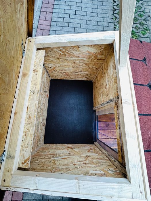 Cușcă de câine PREMIUM cu terasă  izolată, cu sau fără încălzire