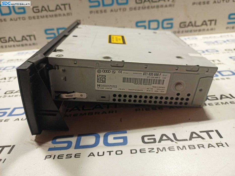 Unitate Modul Navigatie GPS DVD MMI Audi A5 2008 - 2016 Cod 8T035666F [L0794]