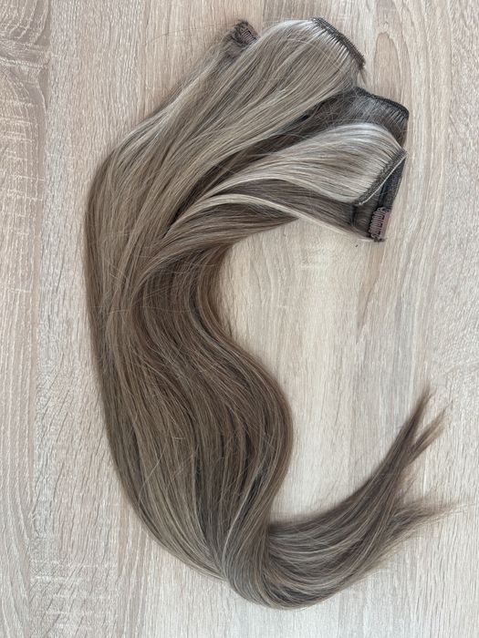 Естествена коса 200г / 65см – двойна плътност, салонно качество, балеаж