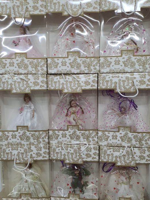 Кукла  невеста керамика