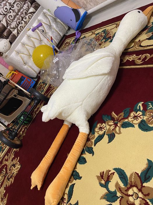 подушка гусь новая