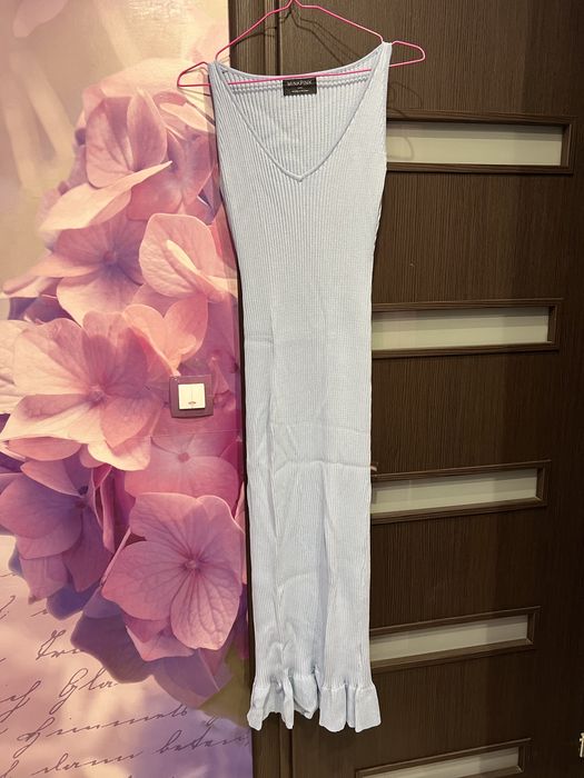 Плетена дълга рокля