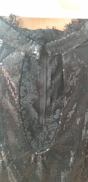 Bluza paiete si dantela