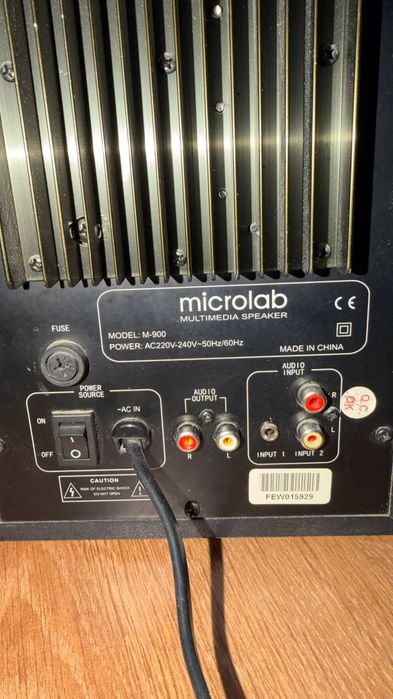 Колонки microlab m900 2.1