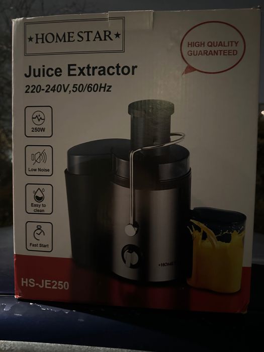 Aparat de suc nou ambalat